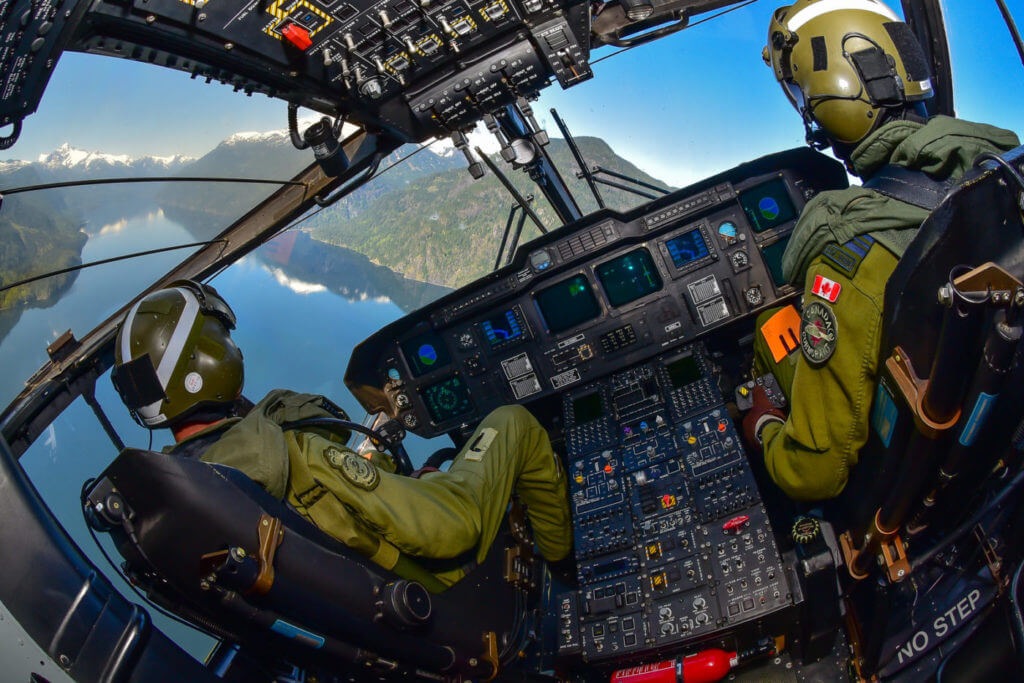 A view of a CH-149 Cormorant cockpit. The aircraft has been expensive to operate. Mike Reyno Photo