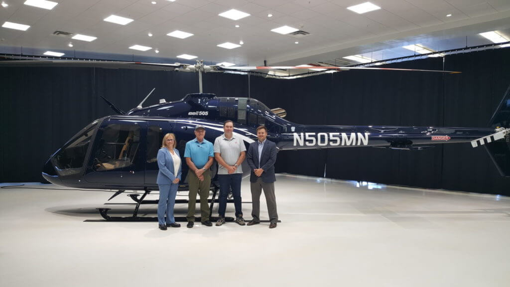Hunt Companies will use the Bell 505 for corporate travel.