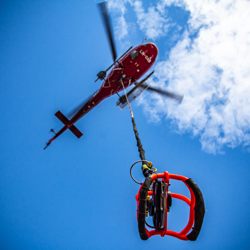 Payloads of Heli-Team's aircraft range from 2,866 pounds to 4,409 pounds. Philipp Schwegler Photo