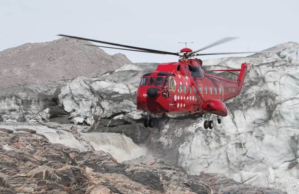 Air Greenland has operated Sikorsky S-61s in Greenland for over 50 years. Since 2012, it has used its S-61Ns to provide search-and-rescue services under a contract with the Danish government. Neil Dunridge Photo