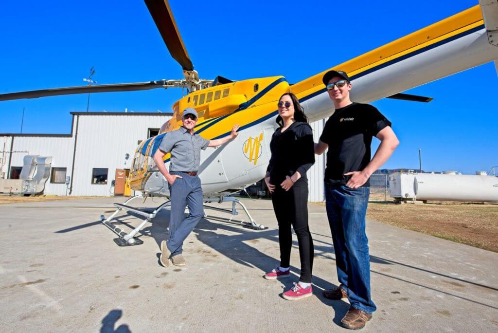 Mark Wiskemann's two children work as junior pilots at the company, and are taking increasing responsibility to help take the company into the future. Mike Reyno Photo