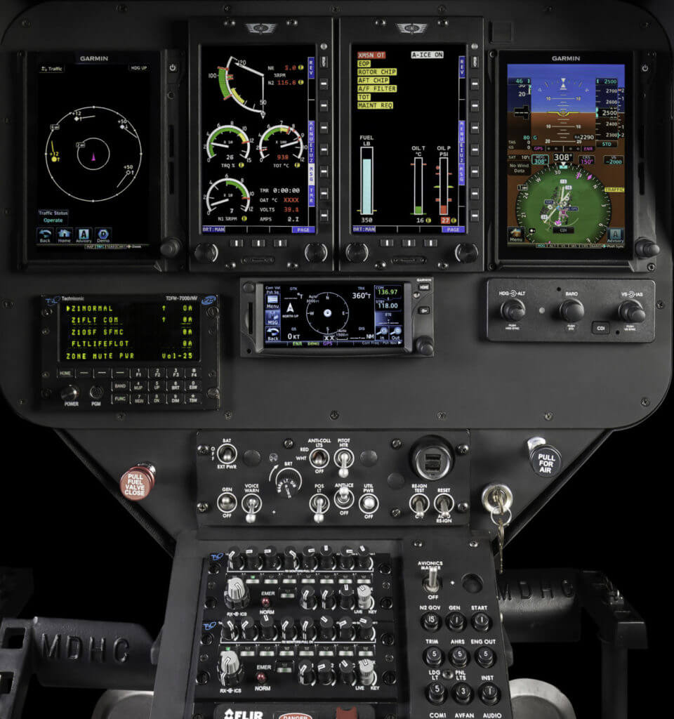 Deliveries of the first production aircraft to feature this all-new cockpit have already begun. MD Helicopters Photo