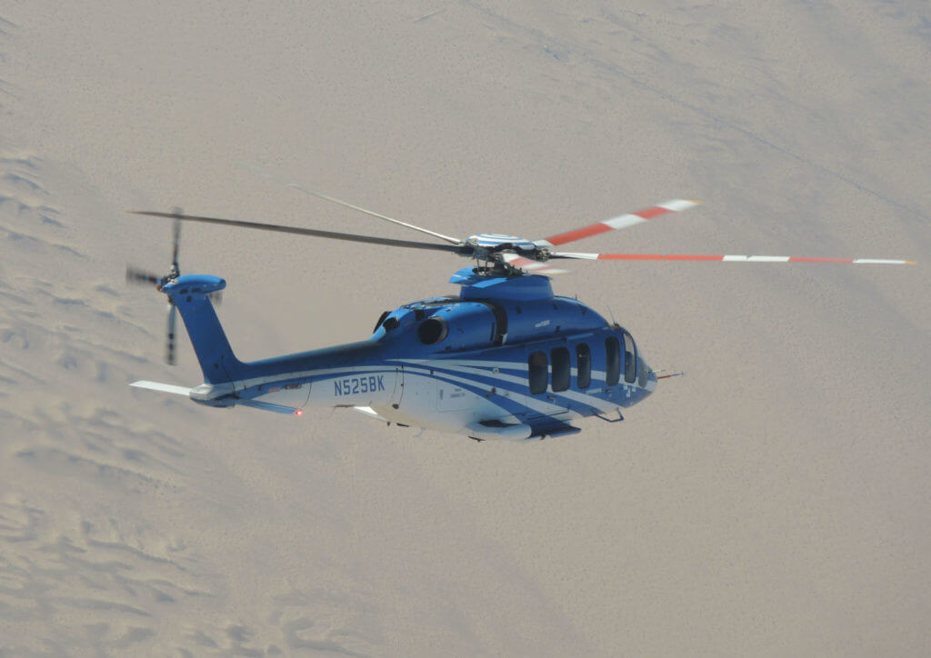 The Bell 525 flight test program has now accumulated over 1,000 hours of total test time.