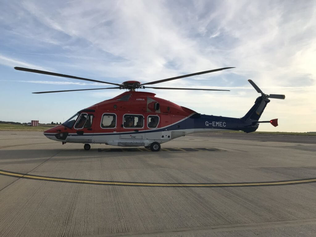 CHC's Airbus H175 has made its inaugural flight for Neptune Energy from Norwich to the Cygnus A and Cygnus B installations in the Southern North Sea. CHC Photo