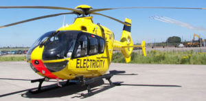 Five of Western Power Distribution's H135 helicopters will receive the digital video equipment upgrade. WPD Photo