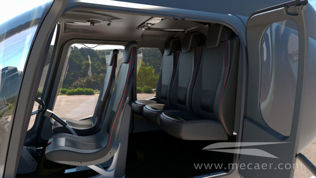The VIP interior includes modified crew and passenger seats, new interior panels for the door, overhead and aft bulkhead, carpet, storage and an overhead Passenger Service Unit