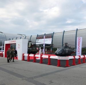 Leonardo's stand will showcase a complete portfolio of helicopters, including the AW101.