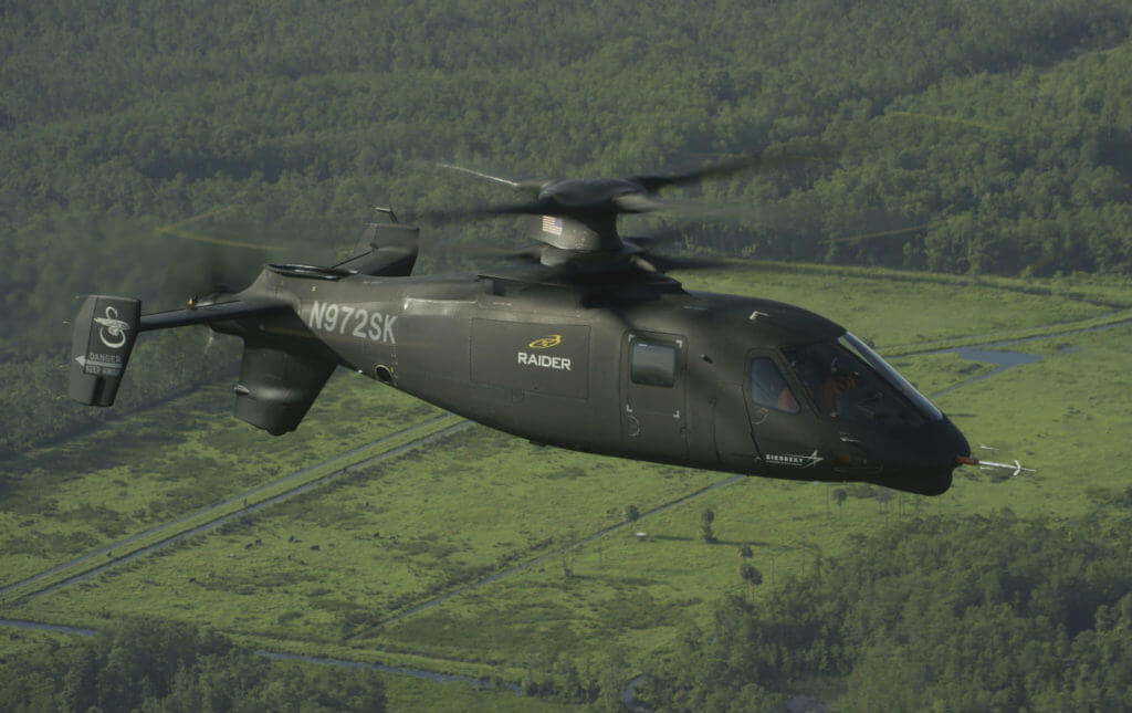Sikorsky has said it will submit a proposal for the U.S. Army's Future Armed Reconnaissance Competitive Prototype program based on its X2 technology. The S-97 Raider is advancing rapidly through its test flight schedule as the company prepares its submission. Lockheed Martin Photo