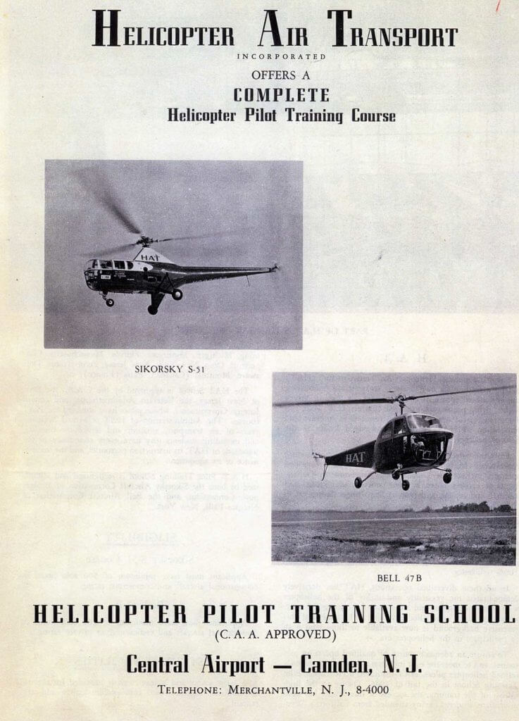 The cover of a pilot training brochure for HAT. Bob Petite Collection Photo