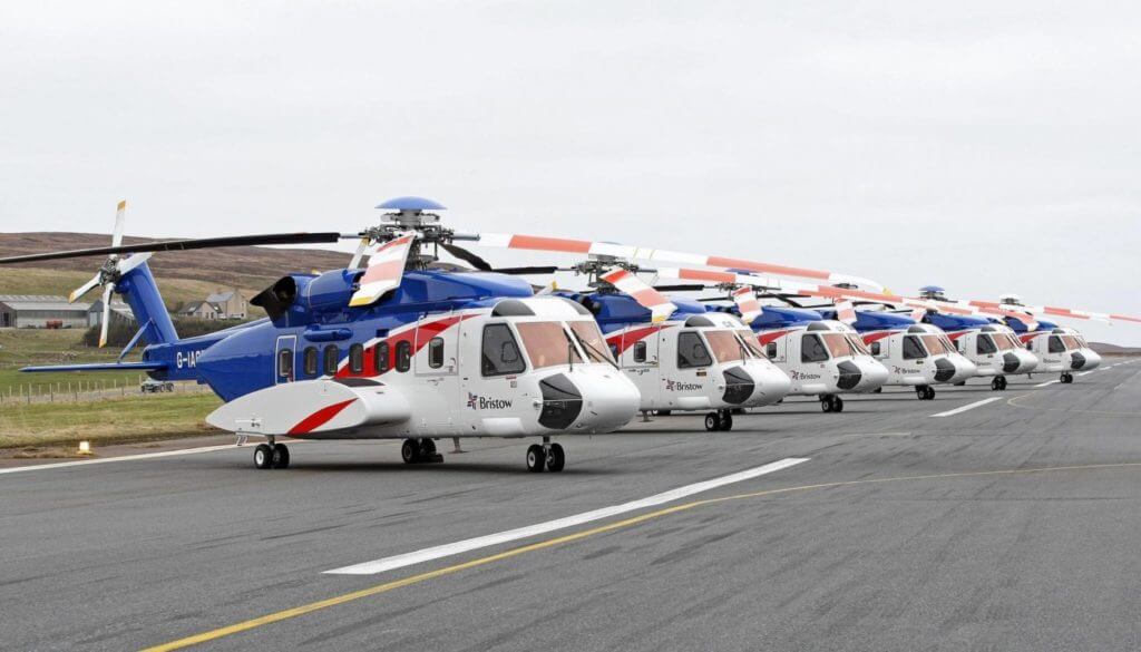 Bristow S-92 helicopters
