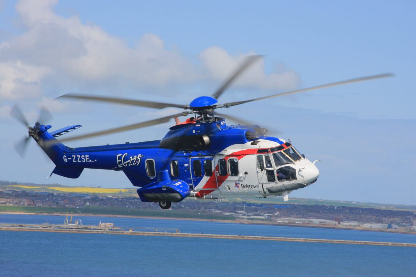 Bristow hopes to leverage Columbia's U.S. Department of Defense Commercial Airlift Review Board certificate to find new work for many of its 22 remaining H225s that are currently idle. Heath Moffatt Photo