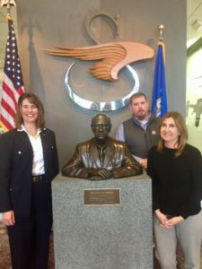 Audrey Brady (left), Sikorsky's vice president of commercial systems & services; Donna Collins, PALS' president; and PALS for Patriots recipient, Marine Lieutenant Corporal Michael Synder. Lockheed Martin Photo