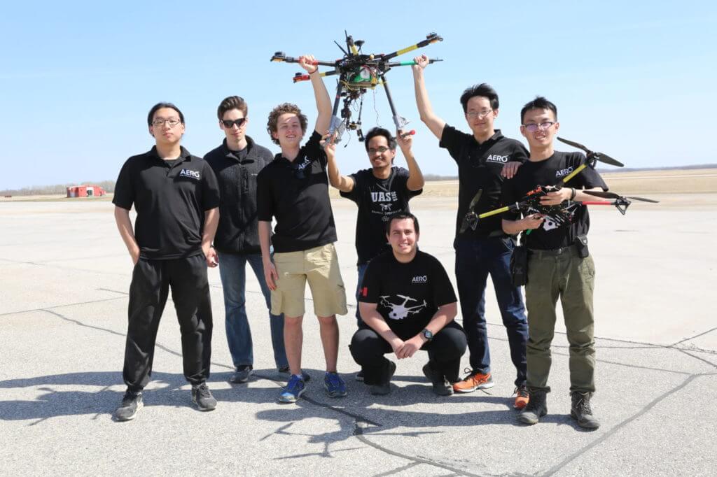 Students from 16 universities across Canada will compete in the UAS competition to fix damaged solar panels in Québec's Lac Saint-Jean region. Unmanned Systems Canada Photo