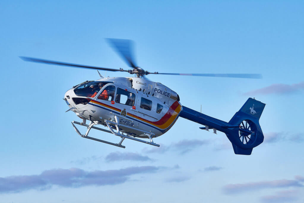 The new H145 can be reconfigured quickly and easily for multi-faceted law enforcement missions.