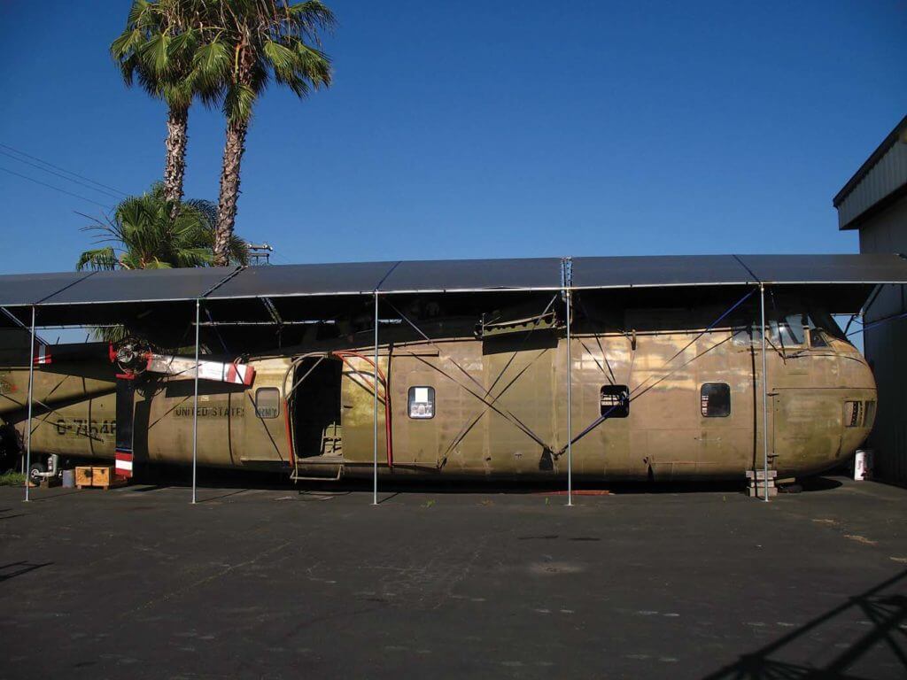 The CH-37 will be the largest restoration project for the museum. Skip Robinson Photo