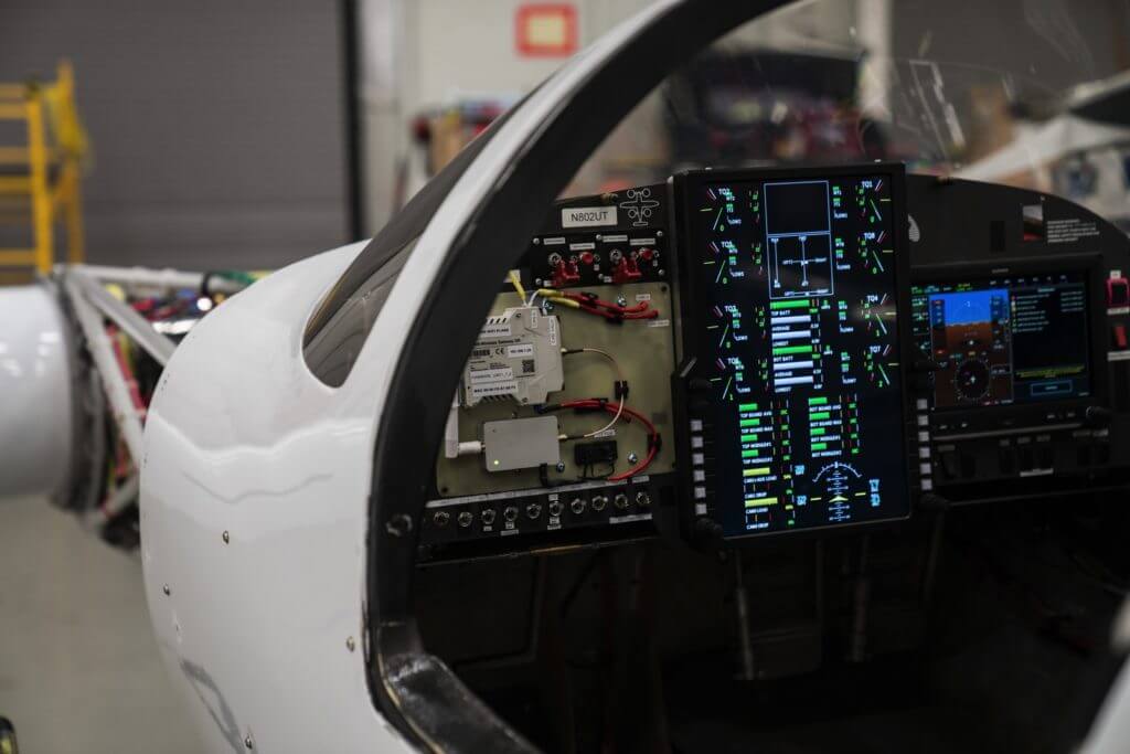 Inside the cockpit of Beta's Ava
