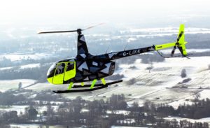 Elite's new Robinson R66 (pictured) has an unusual, striking and very distinctive paint scheme. Elite Helicopters Photo 