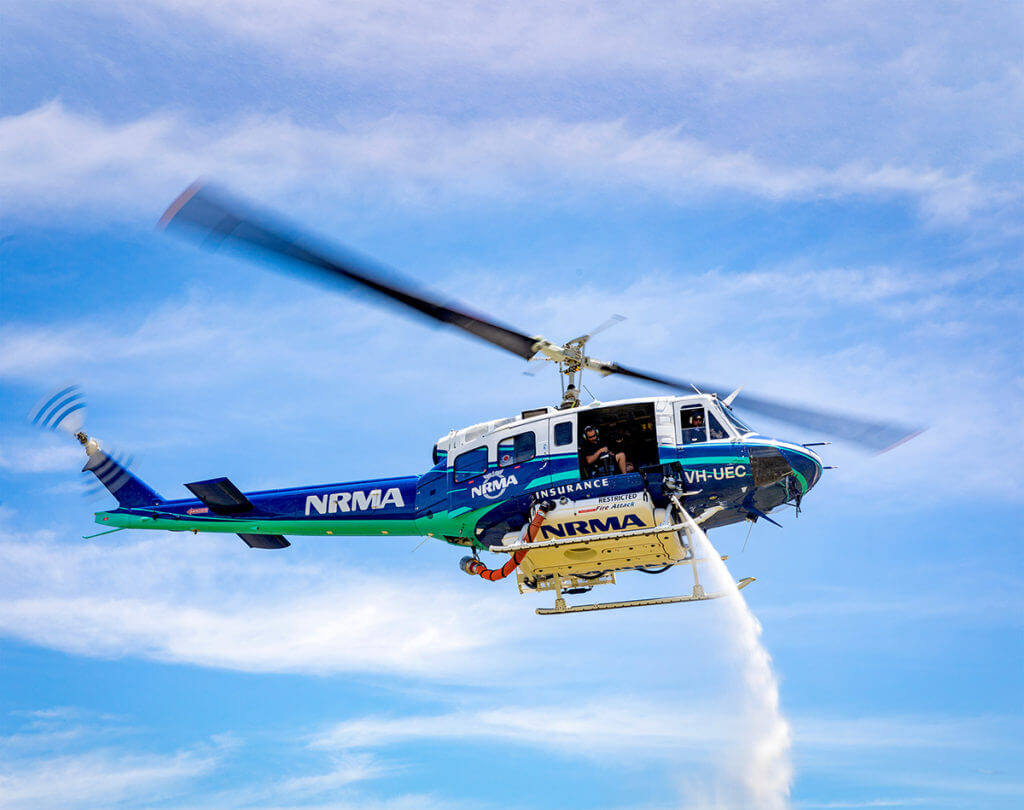 The Asset Protection Eagle Single is operated by EPS Helicopter Services, and is co-owned by the company in partnership with NRMA Insurance. Eagle Copters Australasia Photo