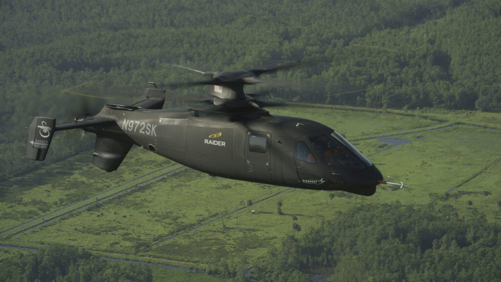 Sikorsky's FARA proposal will utilize the X2 Technology it is continuing to mature on its X-97 Raider program. Sikorsky Photo