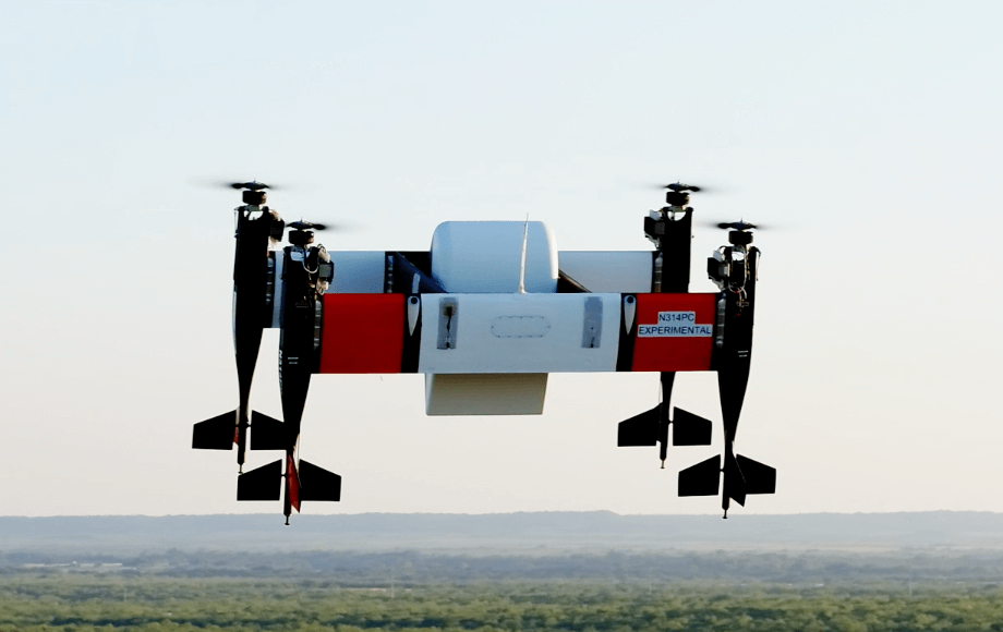 Bell's Autonomous Pod Transport 70 utilizes a tail-sitting electric vertical take-off and landing configuration that is capable of rotation and translation in flight to maximize its performance. Bell Image