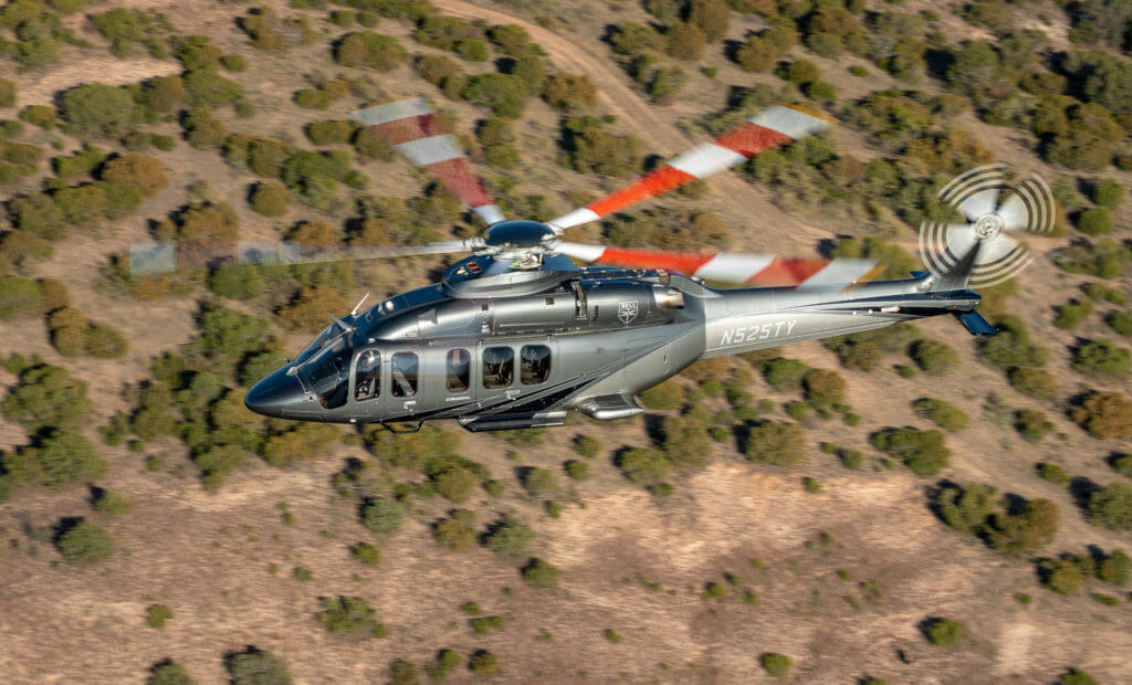 The Bell 525 Relentless continues flight testing as it works towards type certification. Bell Photo