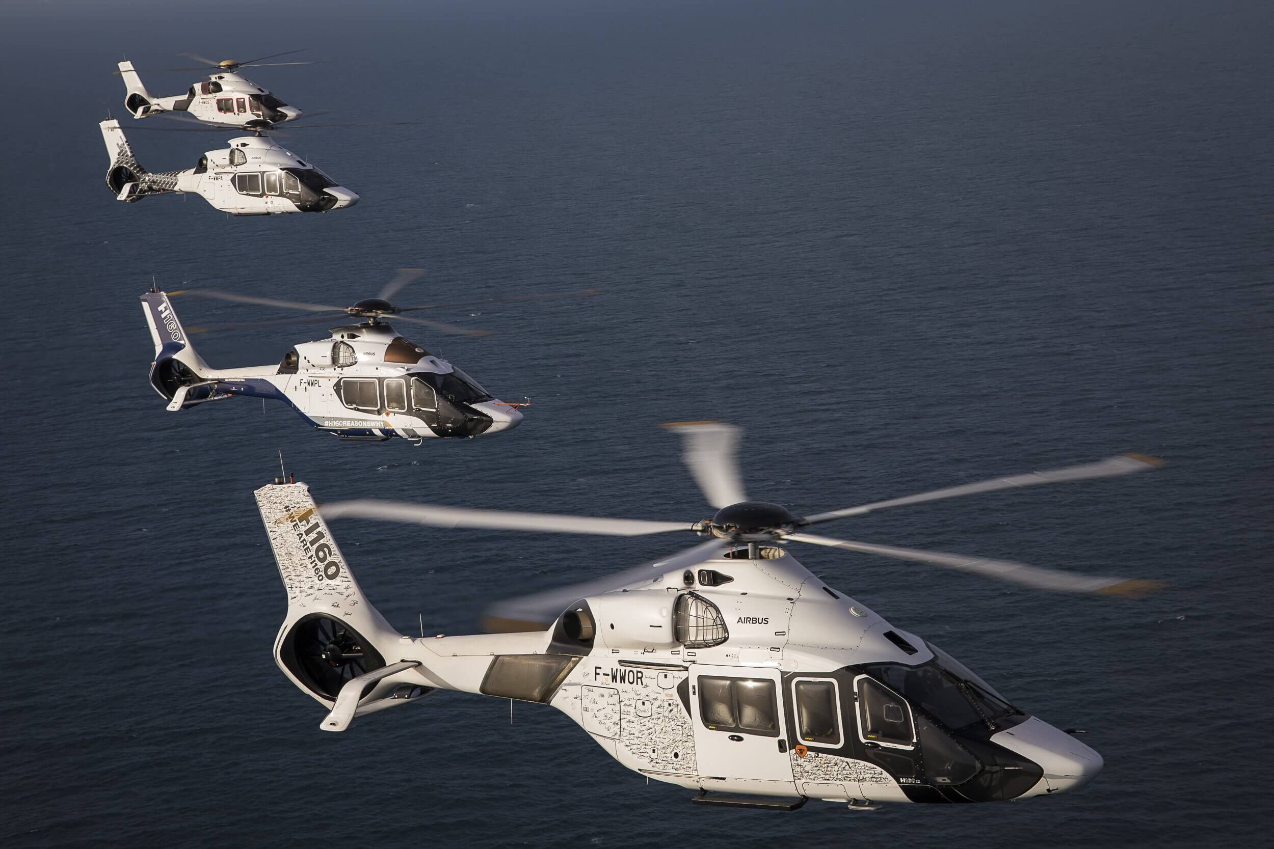 Airbus is preparing for the next stage of marketing the H160, with the type's certification imminent. Airbus Photo